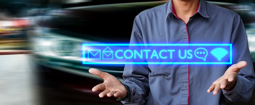 Man holding Ui user interface Power station EV Car to service factory auto Car factory background for customers. Using wallpaper or background for transport or automotive automobile new car 2025