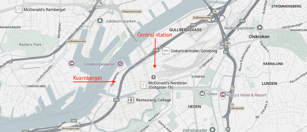 Karta Göteborg